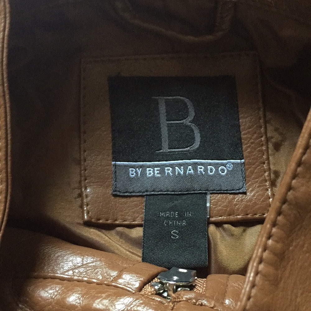 Bernardo Light Brown Leather Jacket - image 2